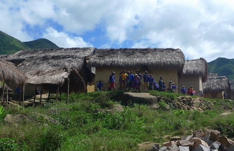 Maisons Zafimaniry en 2016.